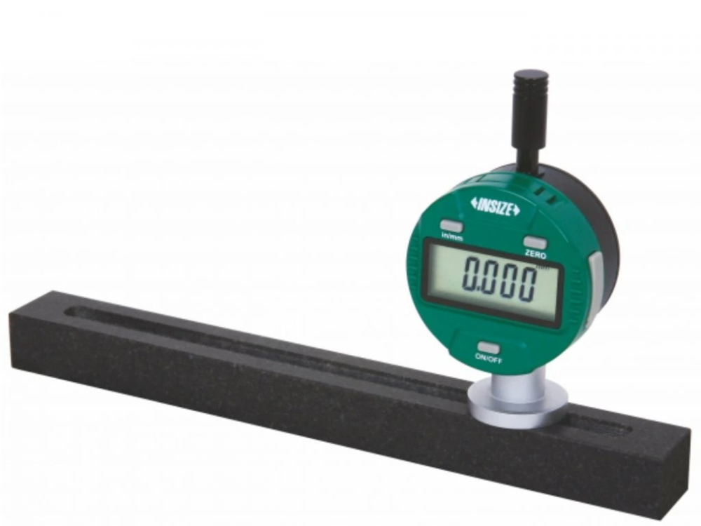 Instrument masurare planeitate Insize 200 mm, comparator digital, talpa granit [2]