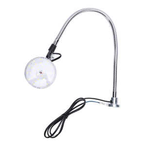 Lampa LED de lucru cu baza magnetica 1500LM 6500K, alimentare 12V-85V, 2 fire, brat flexibil 50 cm [7]
