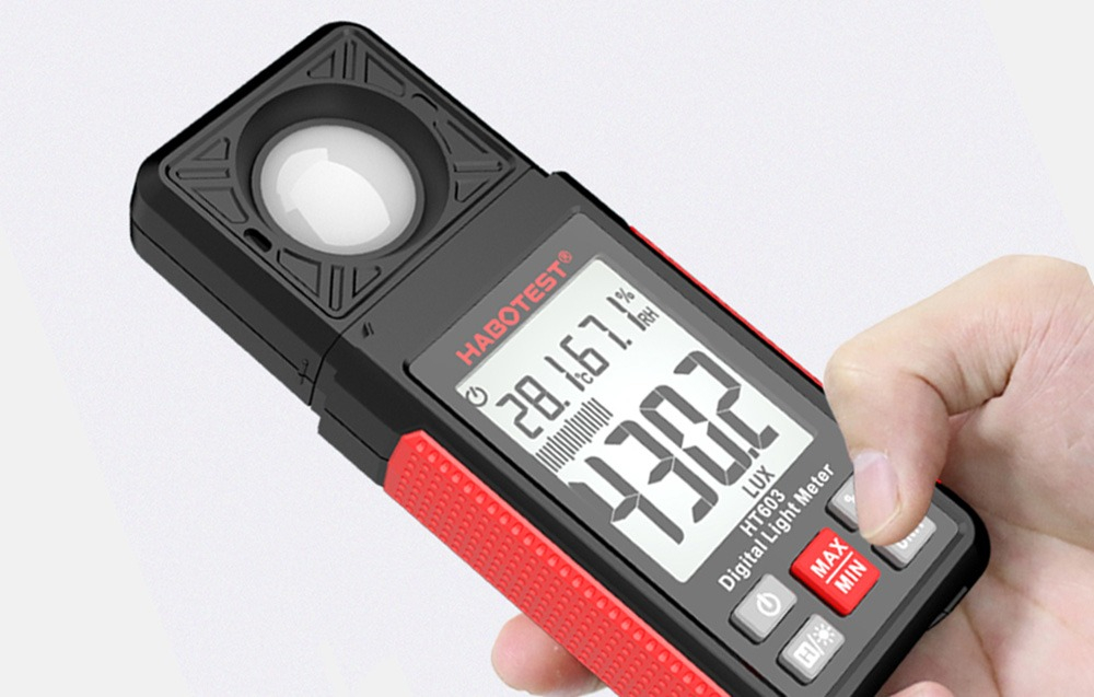 Luxmetru digital Habotest HT603 200000 Lux cu Certificat de Etalonare Metrologica [3]