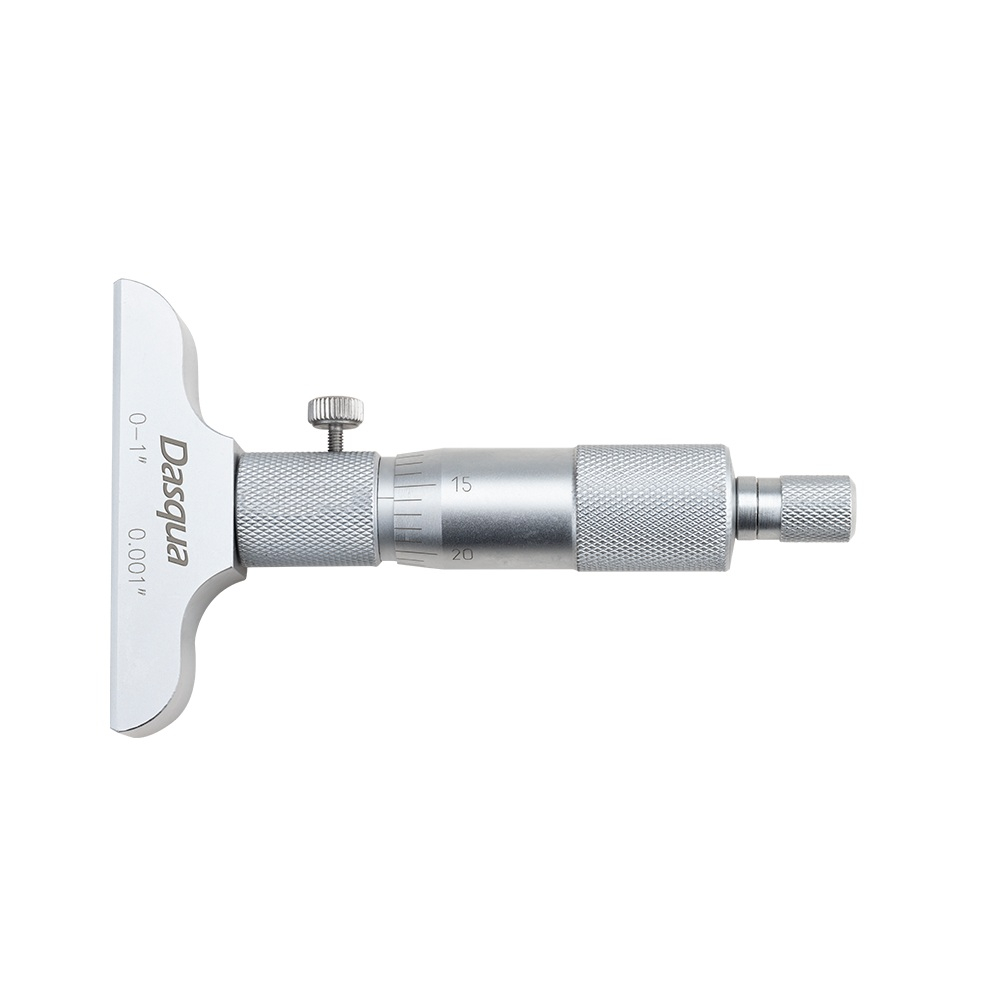 Micrometru mecanic de adancime Dasqua 0–25mm, rezolutie 0,01mm, precizie +/-0,04mm, baza 102mm [2]