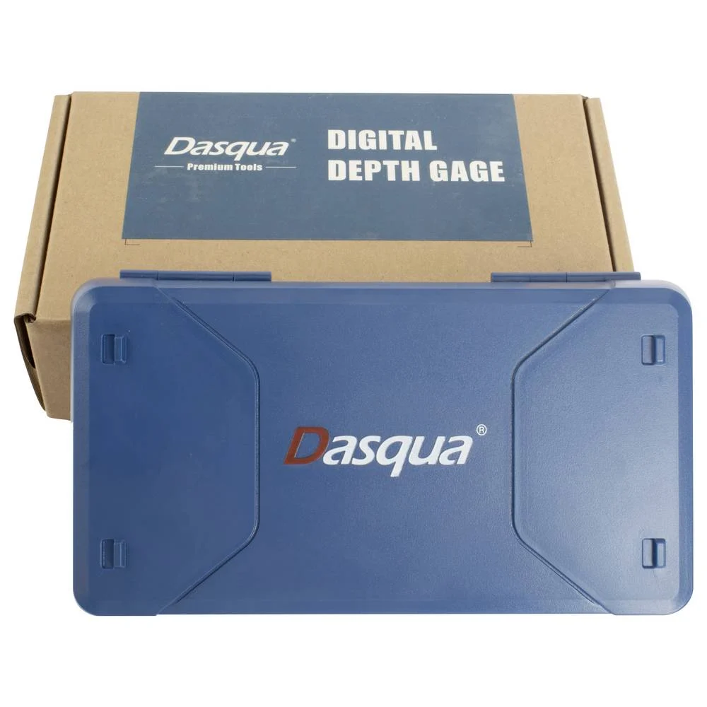 Dispozitiv digital de adancime Dasqua 0–25mm, rezolutie 0,01mm, precizie +/-0,03mm, baza 53mm [5]