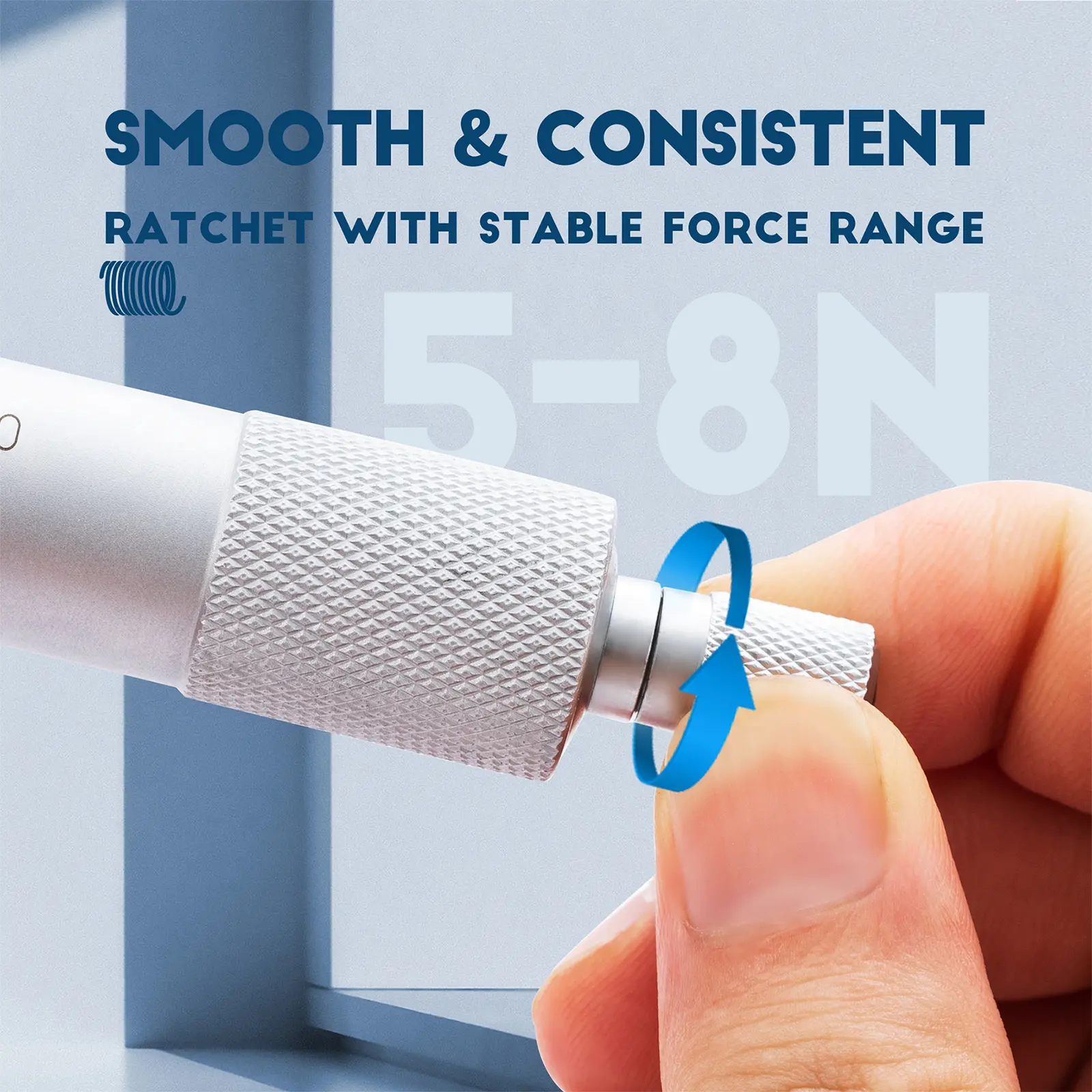 Micrometru mecanic exterior Dasqua 0–25mm, rezolutie 0,01mm, precizie +/-0,004mm, clichet [5]