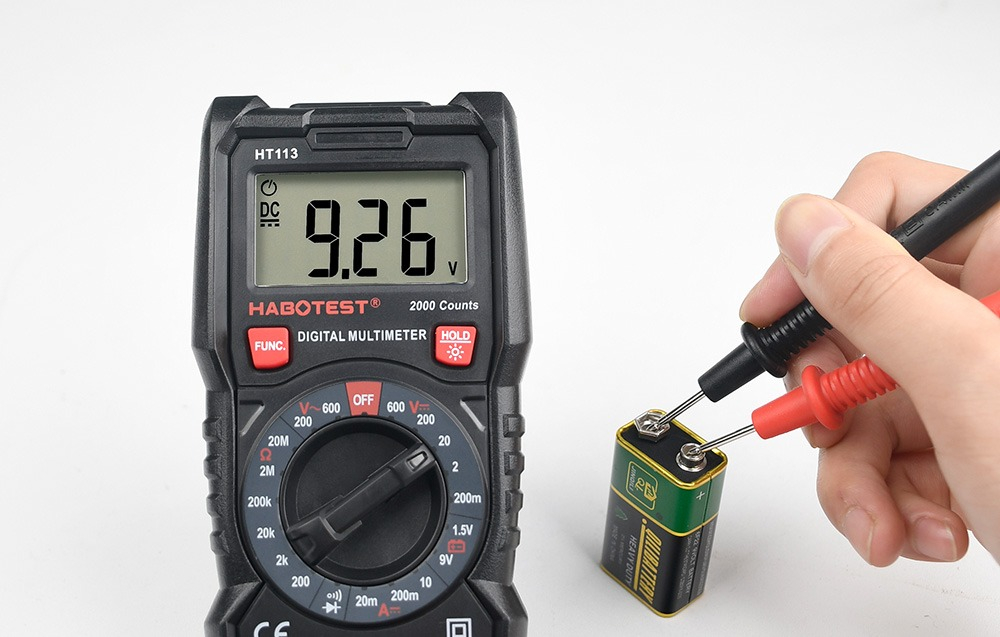 Multimetru digital universal Habotest HT113 CAT III 600V cu Certificat Etalonare [4]