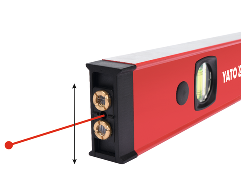 Nivela digitala lungime 610 mm, precizie 0,5mm/m, cu 2 bule de nivel si fascicul laser [5]