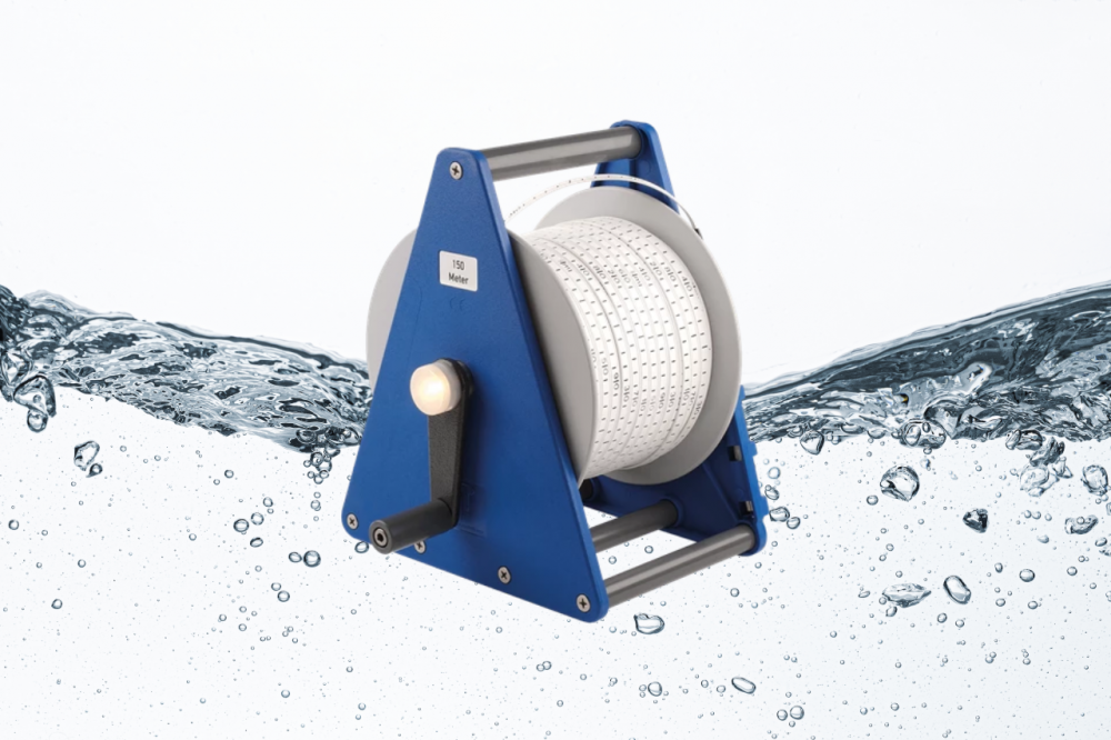 Nivelmetru de apa 200m, model HT010, sonda nivel si adancime, semnal vizual LED si sonor [4]