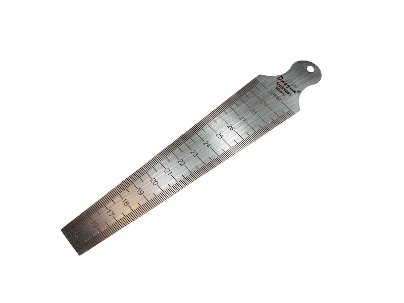 Pana de masurat plata Dasqua 15-30mm, gradatie 0,1mm, otel inoxidabil [1]