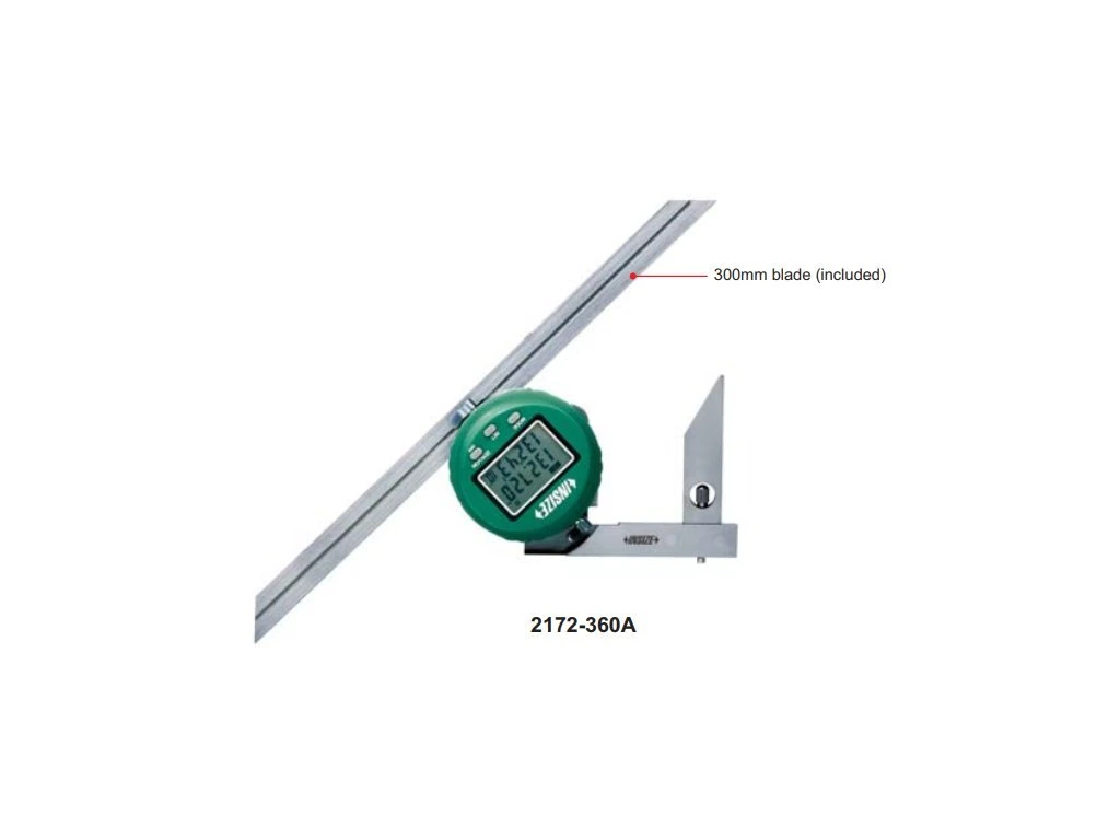 Raportor digital INSIZE, domeniu 0–360°, rezolutie 0,005°, iesire date [1]