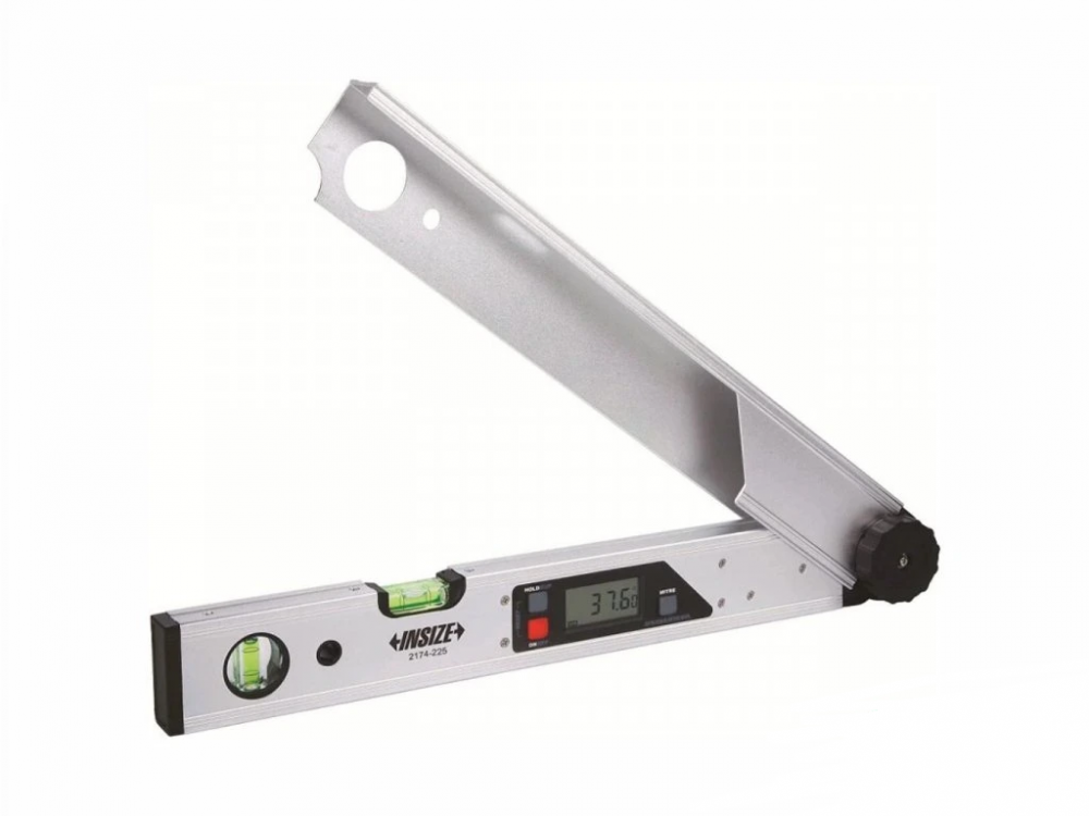 Raportor digital INSIZE 0–225°, rezolutie 0,05°, lungime 460mm, IP54 [1]