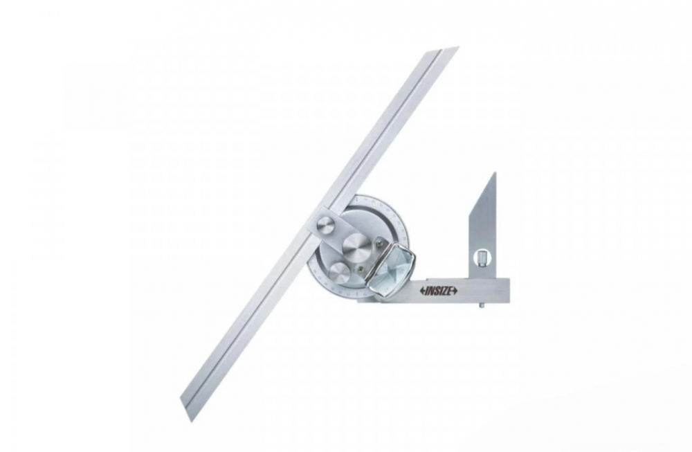 Raportor universal INSIZE 0–360°, cu lupa si nonius, precizie +/-5', reglaj fin [1]
