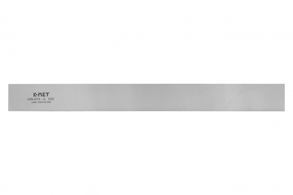 Rigla de control planeitate si paralelism K-MET 1500 mm, precizie DIN 874/2, otel, muchii drepte [1]