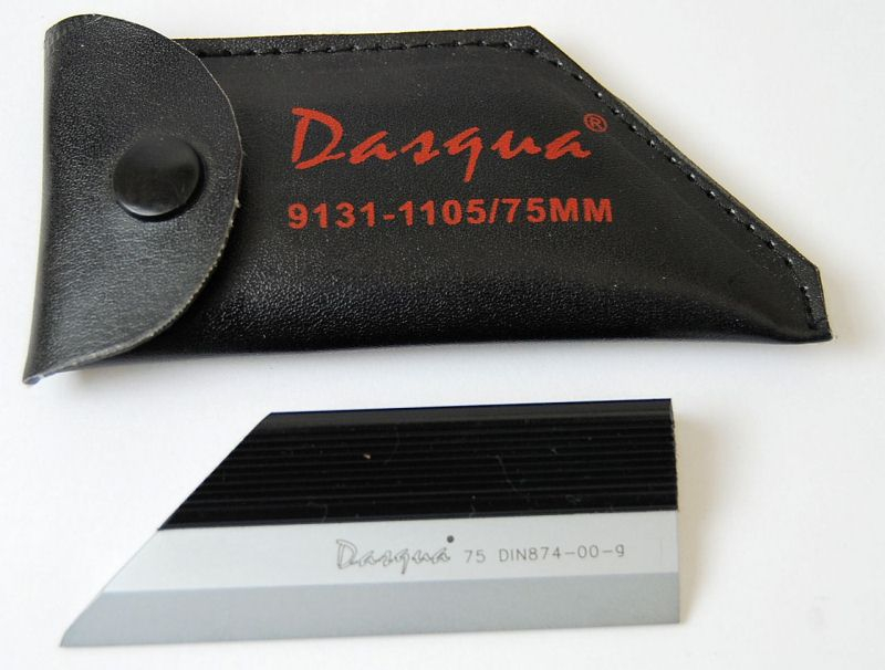 Rigla pentru planeitate Dasqua, 100mm, precizie DIN874/00, muchie fina tesita, inox [5]