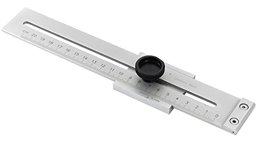 Rigla de marcaj Dasqua 300mm, otel inoxidabil calit, scala laser, precizie +/-0,1mm [2]