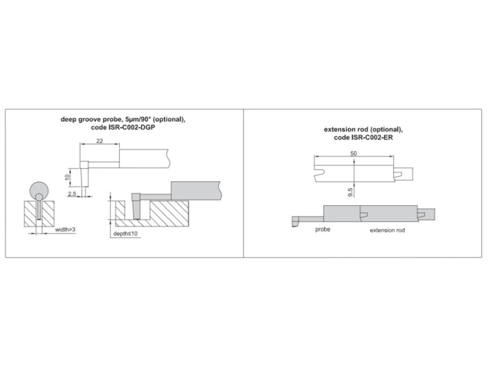 Rugozimetru universal INSIZE ISR-C301, 22 parametri, domeniu +/-160 um, forta de masurare 0,75mN [5]