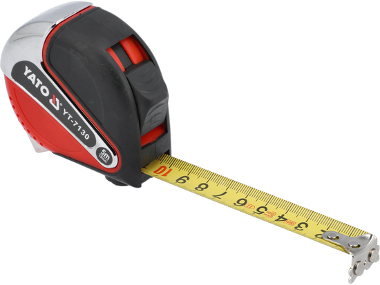 Ruleta cu banda de otel 5mx19mm, precizie II, bimaterial, cap magnetic [3]