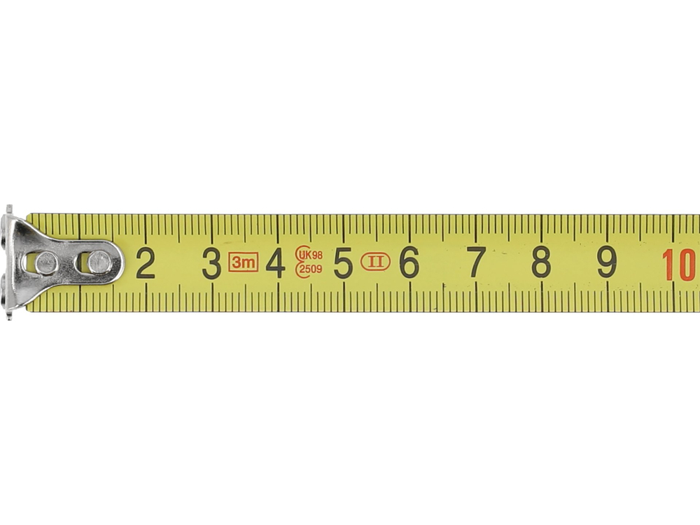 Ruleta cu banda metalica 3mx16mm, carcasa ABS si cauciuc, carlig magnetic [4]