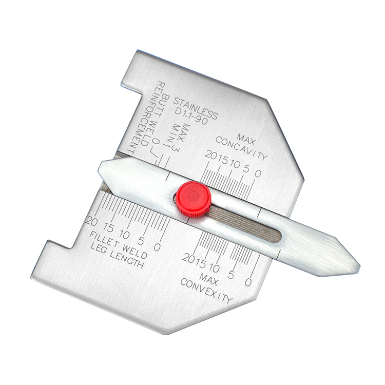 Calibru de sudura Dasqua 0-20 mm, otel inoxidabil, pentru suduri tip cornisa [4]