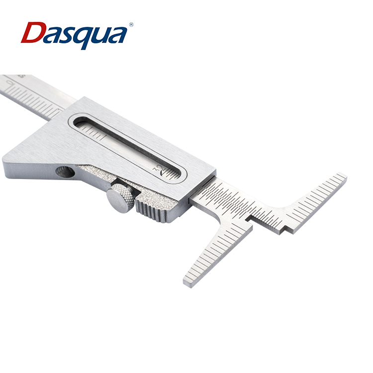 Calibru liniar sudura Dasqua 0–35mm, gradatie 1mm, precizie +/-0,5mm, otel inoxidabil [6]