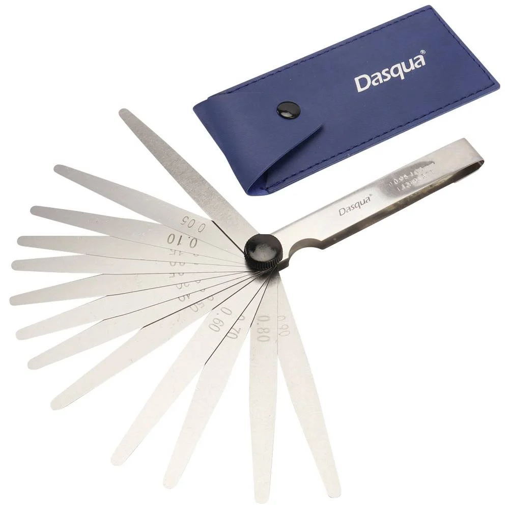 Set 20 lere de grosime Dasqua 0,05-1,00 mm, lungime 300mm, otel inoxidabil [7]