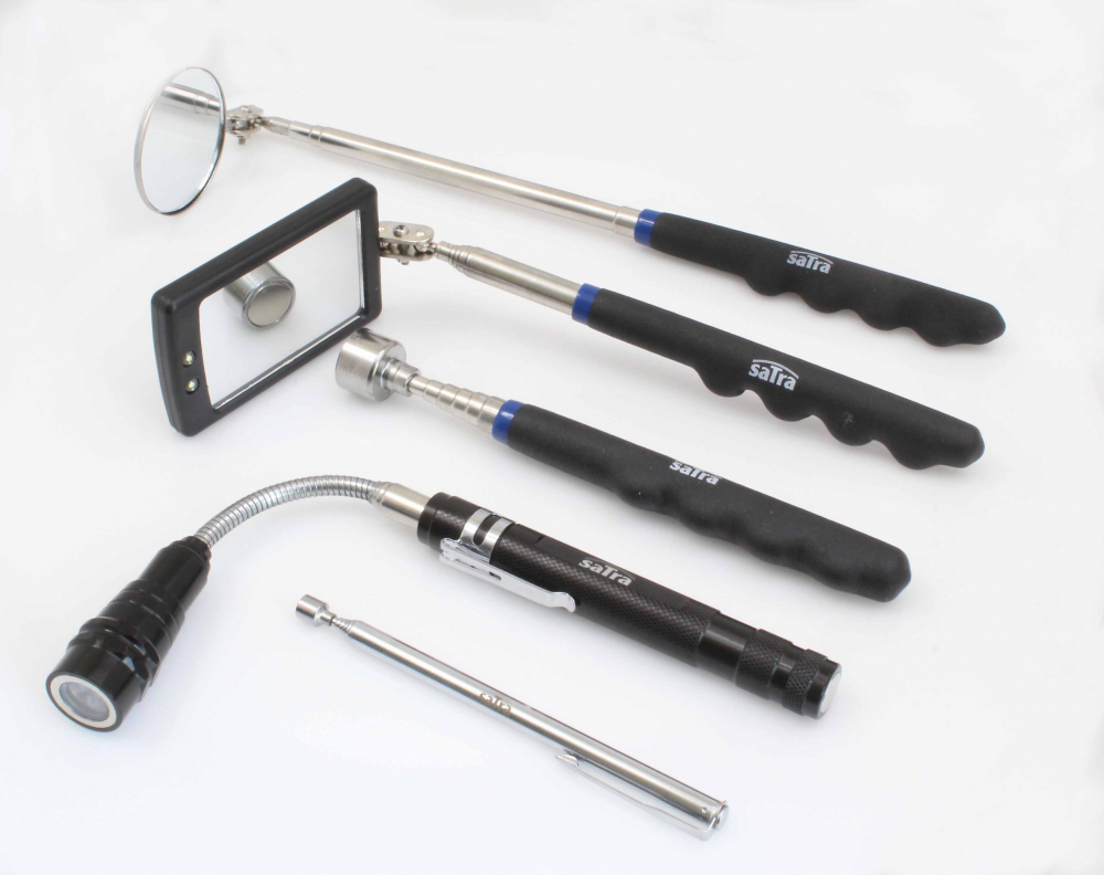 Trusa set SATRA 5 piese oglinda magnet lampa auto pentru control inspectie recuperare [2]