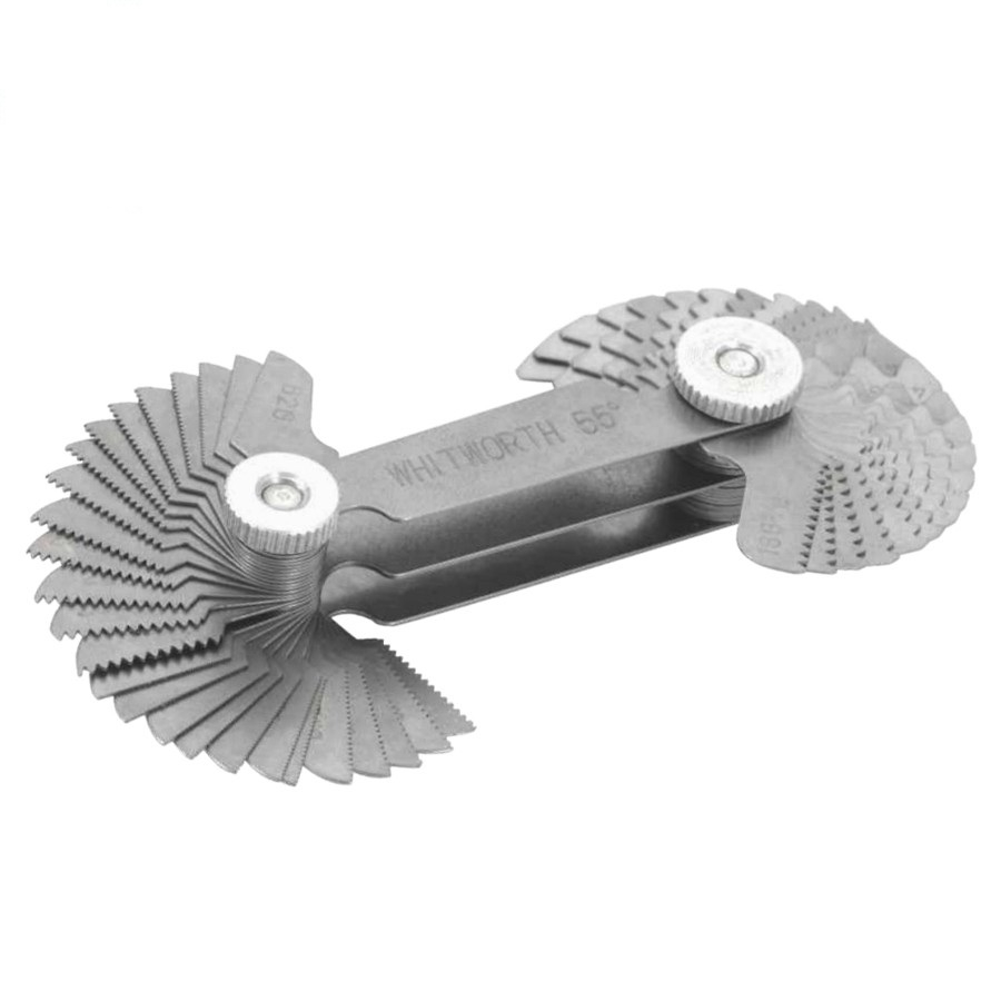 Set lere pas filet Dasqua, 22 lame 0,4–7,00 mm metric 60° si 30 lame 4–42 TPI Whitworth 55° [1]