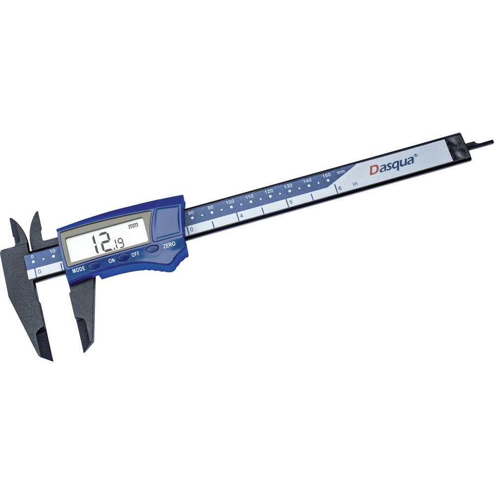 Subler digital Dasqua 150mm, rezolutie 0.01mm, precizie 0.05 mm, plastic ranforsat [1]