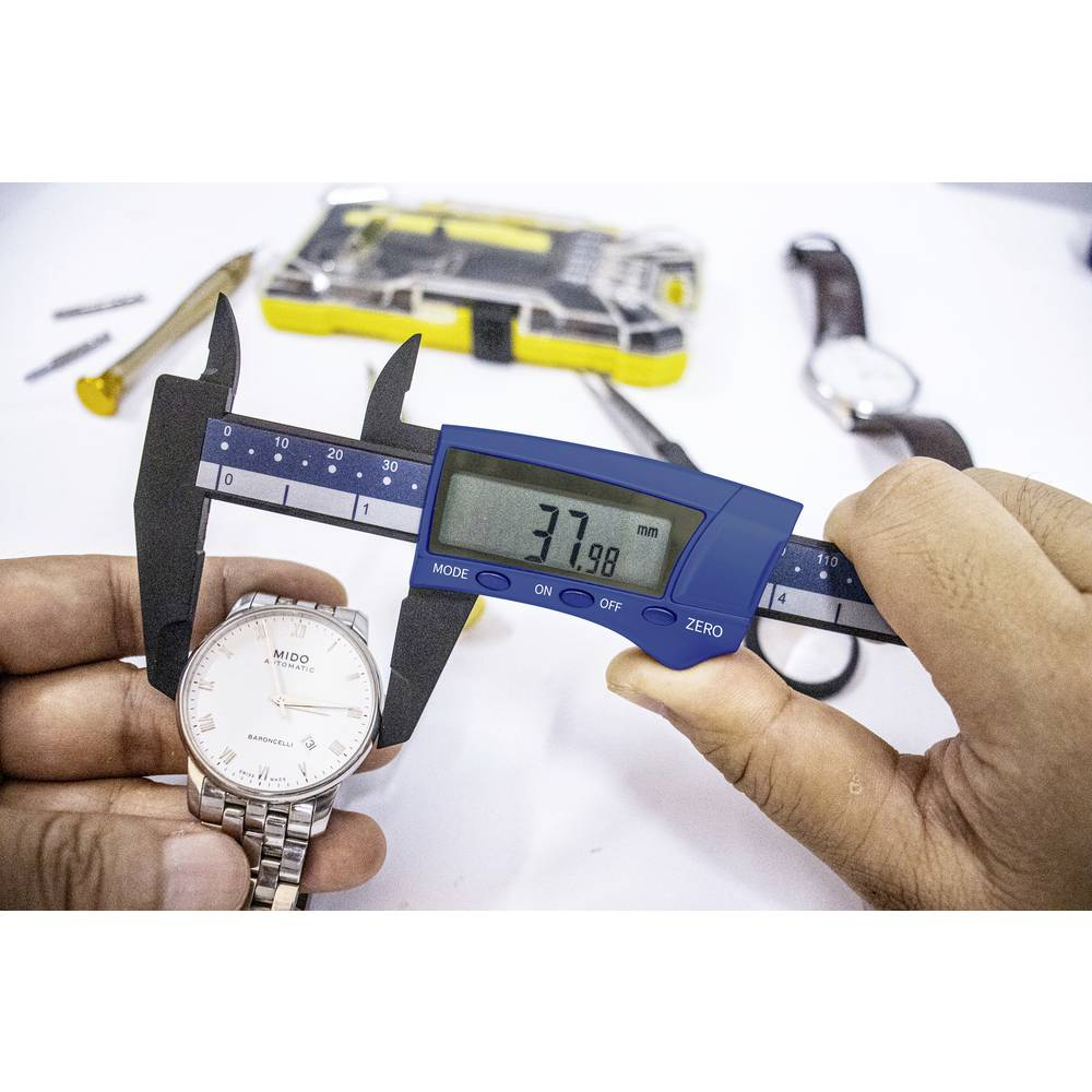 Subler digital Dasqua 150mm, rezolutie 0.01mm, precizie 0.05 mm, plastic ranforsat [7]