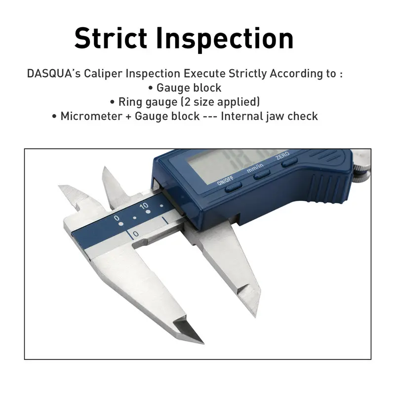 Subler digital Dasqua 150mm, precizie +/-0,02mm, falci 40mm, ecran mare [6]