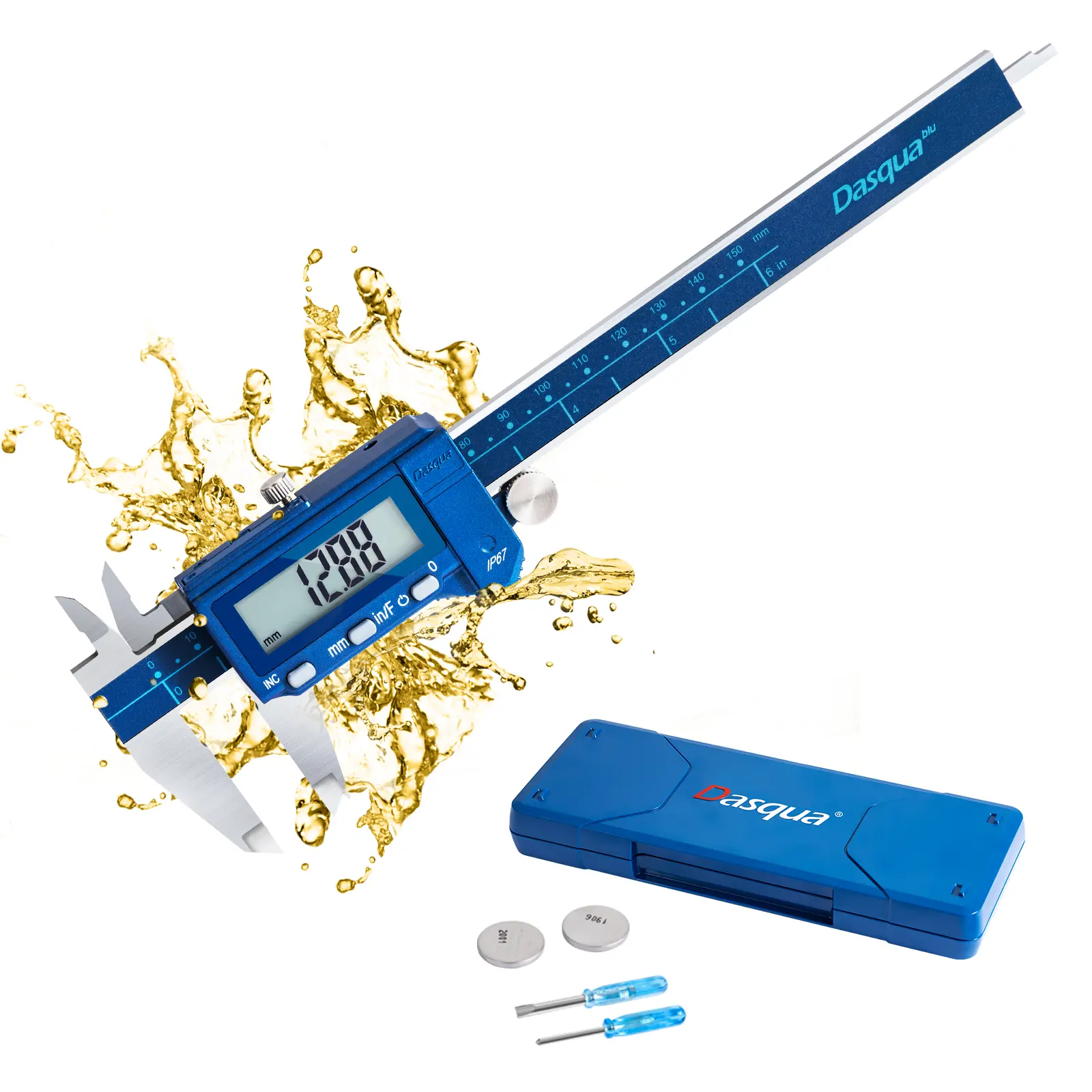 Subler digital Dasqua Blu 200mm, precizie +/-0,03mm, IP67 [2]