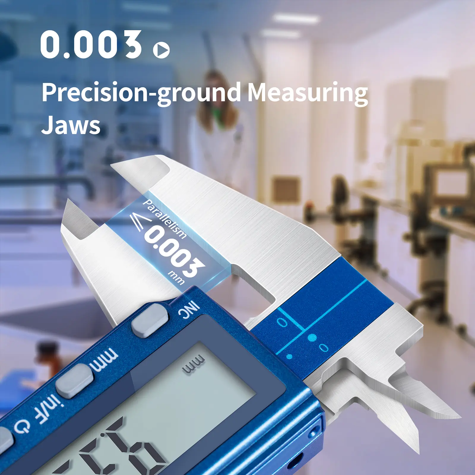 Subler digital Dasqua Blu 200mm, precizie +/-0,03mm, IP67 [4]