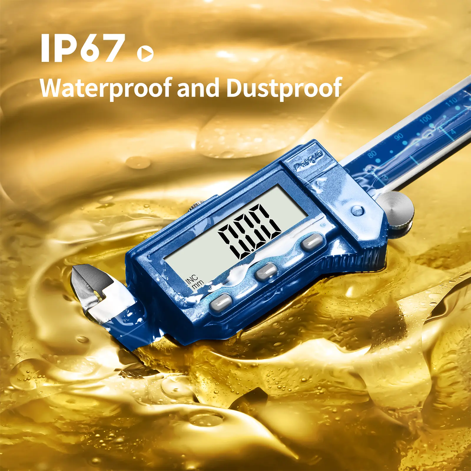 Subler digital Dasqua Blu 200mm, precizie +/-0,03mm, IP67 [3]