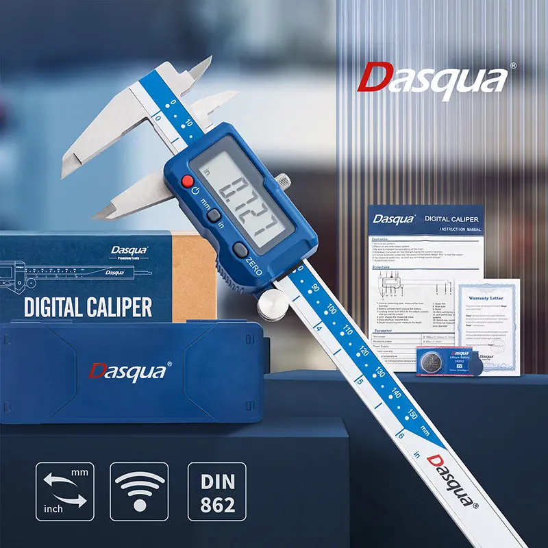 Subler digital Dasqua 300mm, precizie +/-0,03mm, falci 60mm [5]