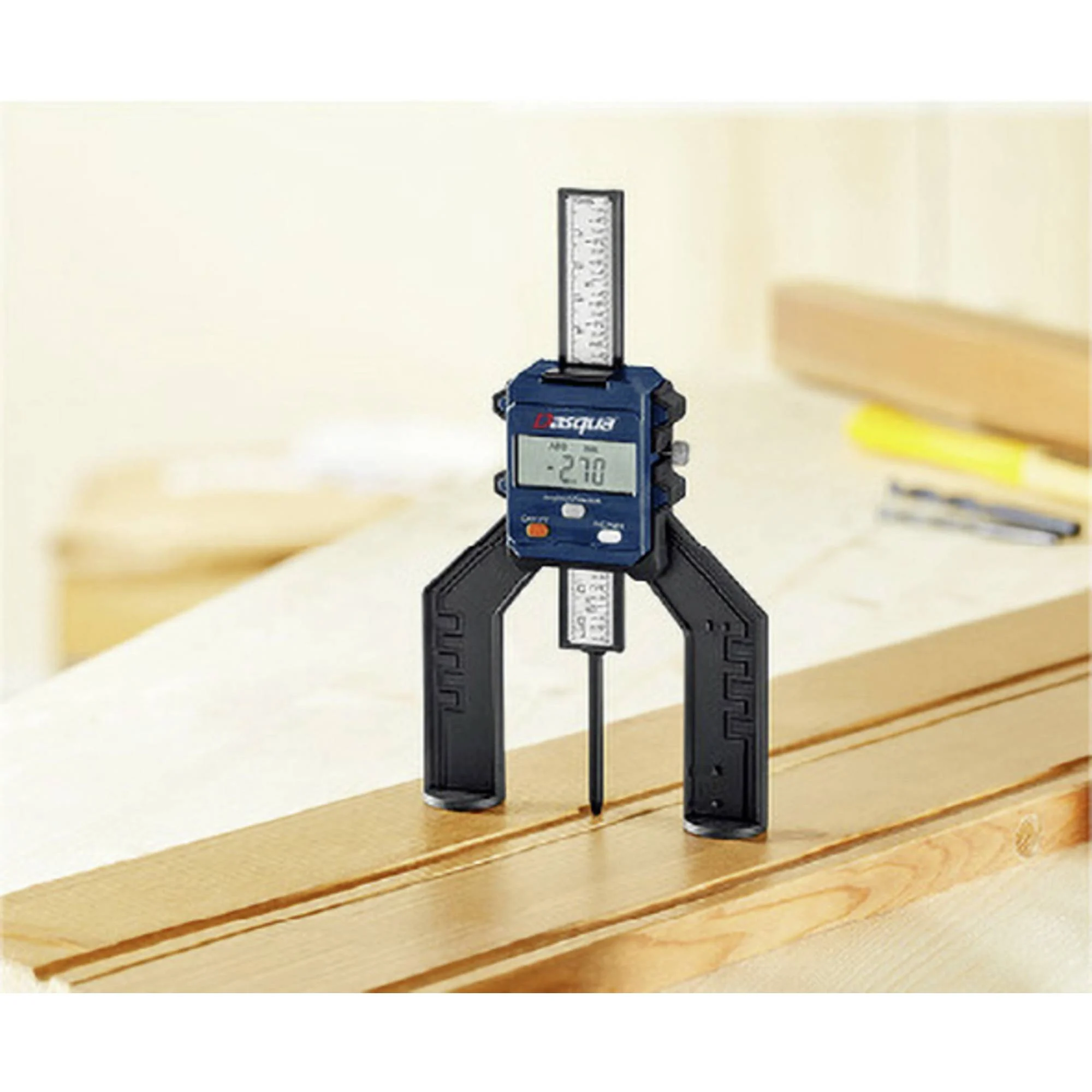 Subler digital de adancime Dasqua 0–80 mm, rezolutie 0.05 mm, precizie +/-0,1mm, magneti integrati [7]