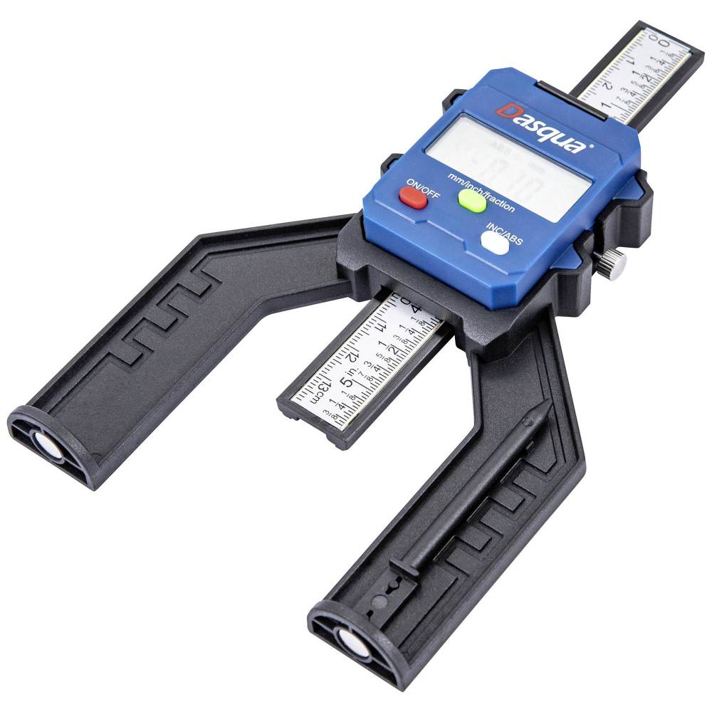 Subler digital de adancime Dasqua 0–80 mm, rezolutie 0.05 mm, precizie +/-0,1mm, magneti integrati [3]