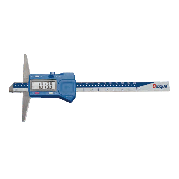 Subler digital de adancime Dasqua 150mm, baza 100mm, rezolutie 0,01mm, IP54, functie ABS [1]