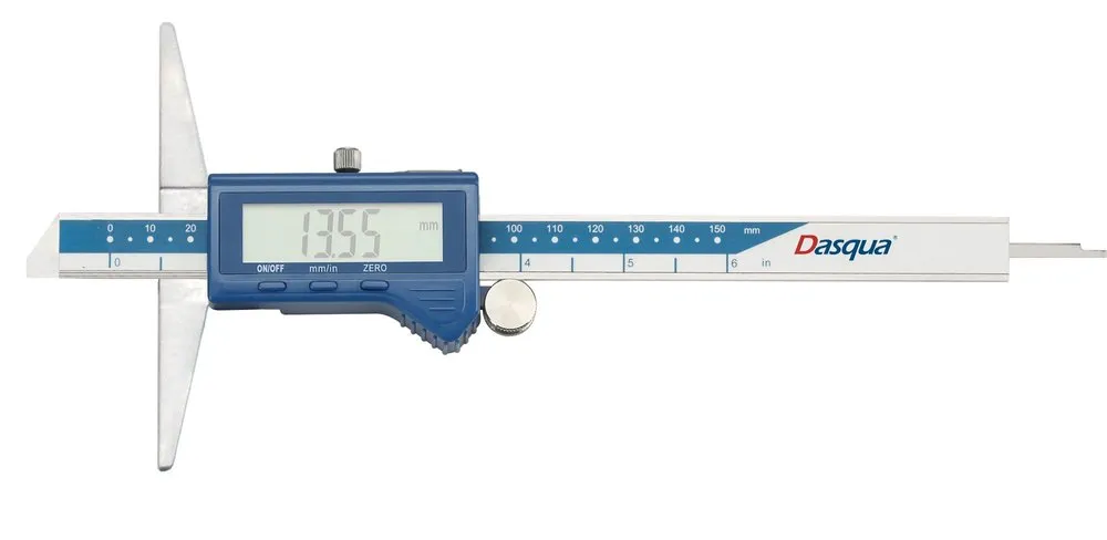 Subler digital de adancime Dasqua 200mm, baza 100mm, rezolutie 0,01mm, precizie +/-0,03mm [1]