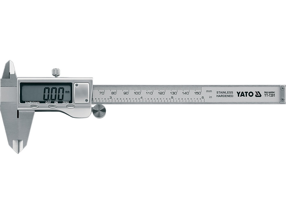 Subler digital profesional 150mm, rezolutie 0,01 mm, precizie +/-0,03mm, carcasa metalica [1]