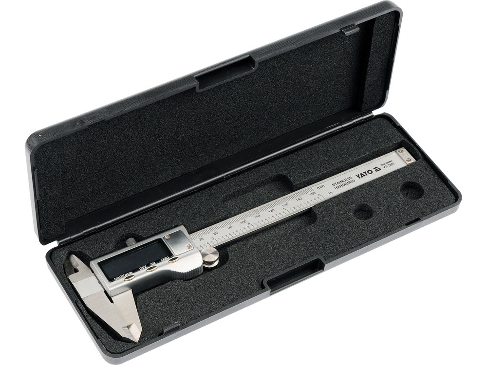 Subler digital profesional 150mm, rezolutie 0,01 mm, precizie +/-0,03mm, carcasa metalica [2]