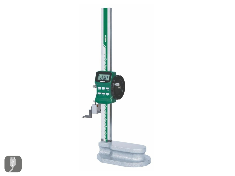 Subler digital de inaltime INSIZE 0-600 mm, cu roata de avans, rezolutie 0,01 mm [1]