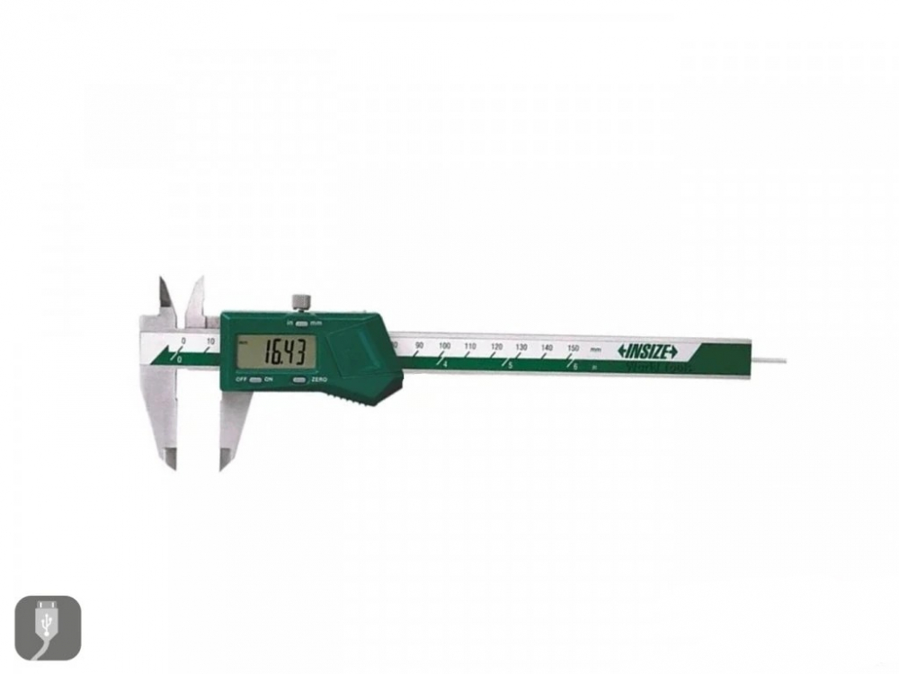 Subler digital INSIZE 150mm, rezolutie 0,01mm, tija adancime rotunda [1]