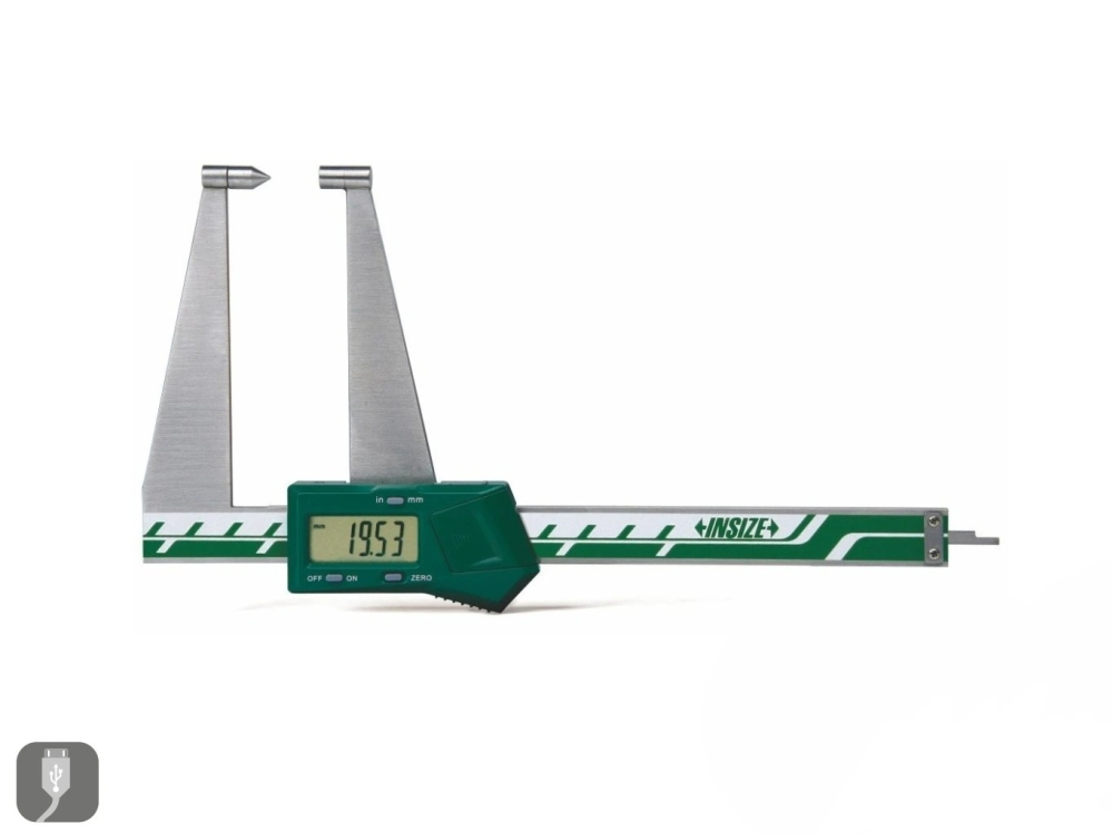 Subler digital pentru discuri de frana INSIZE 125mm, rezolutie 0.01mm, precizie +/-0.05mm [1]