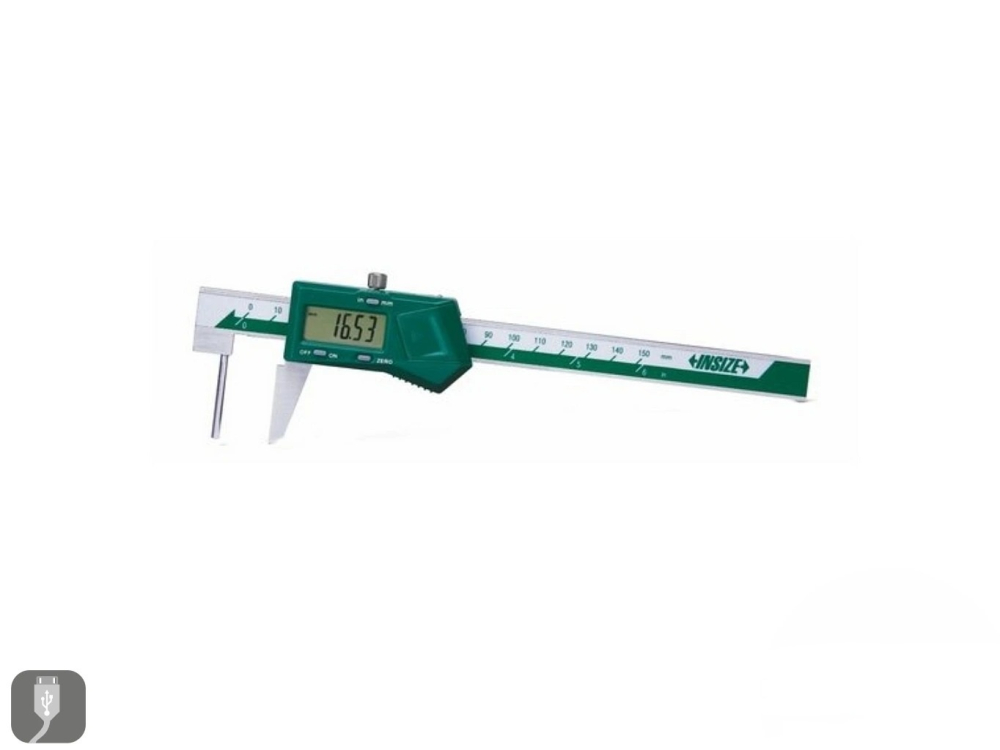 Subler digital pentru masurat grosimea peretilor tevilor INSIZE 150mm, rezolutie 0,01mm, precizie +/-0,05mm [1]