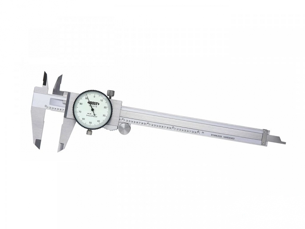 Subler mecanic cu cadran INSIZE 200mm, gradatie 0,01mm, falci 48mm, rola avans [1]