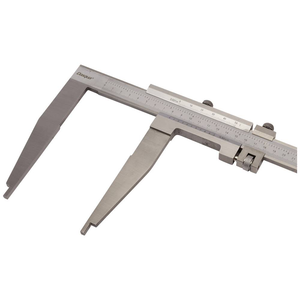 Subler mecanic Dasqua 600mm, rezolutie 0,02mm, falci 100mm, reglaj fin [3]