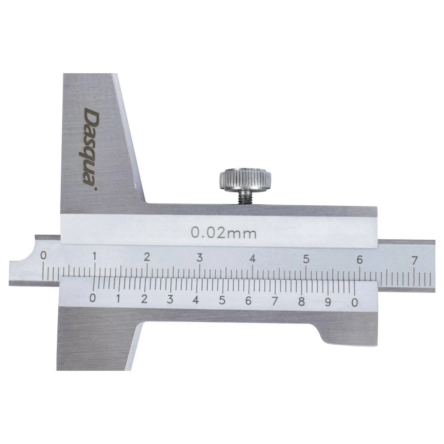Subler mecanic de adancime Dasqua 0–300 mm, diviziune 0.02 mm, precizie +/-0.04 mm, monobloc [5]
