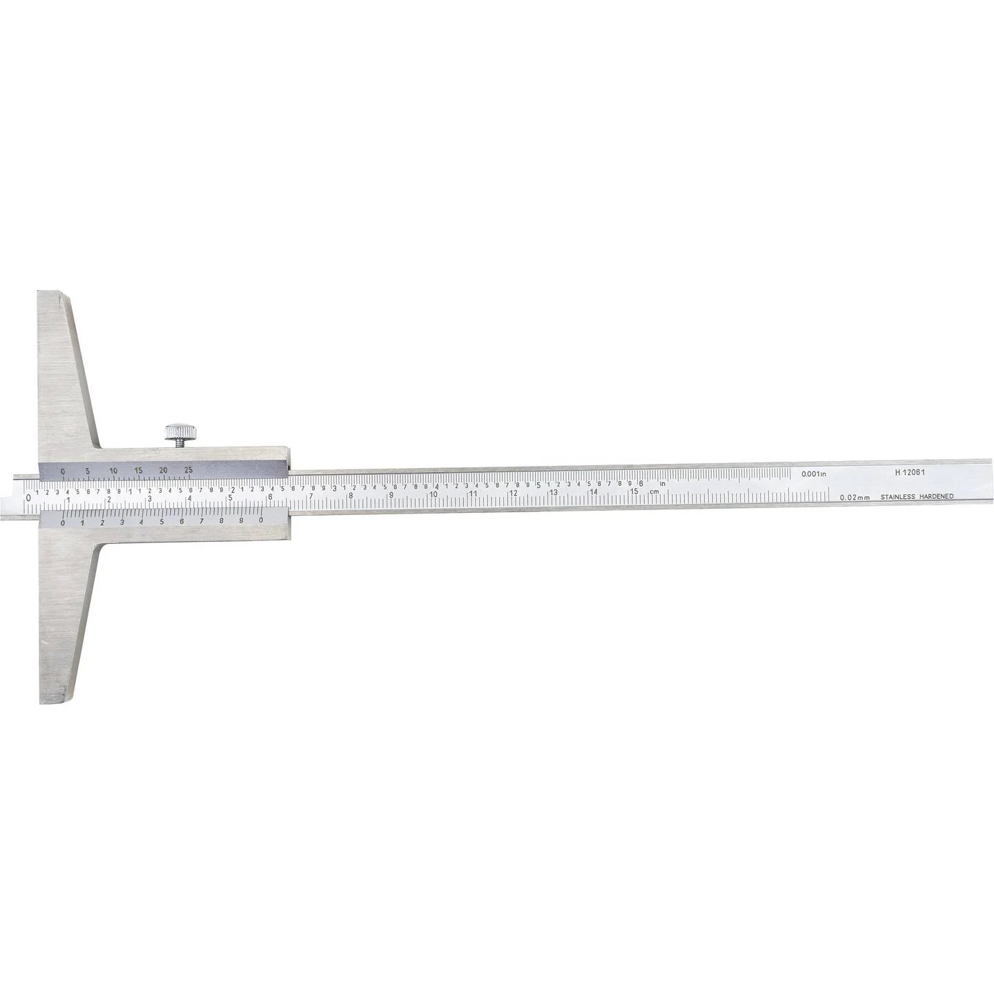 Subler mecanic de adancime Dasqua 0–300 mm, diviziune 0.02 mm, precizie +/-0.04 mm, monobloc [1]