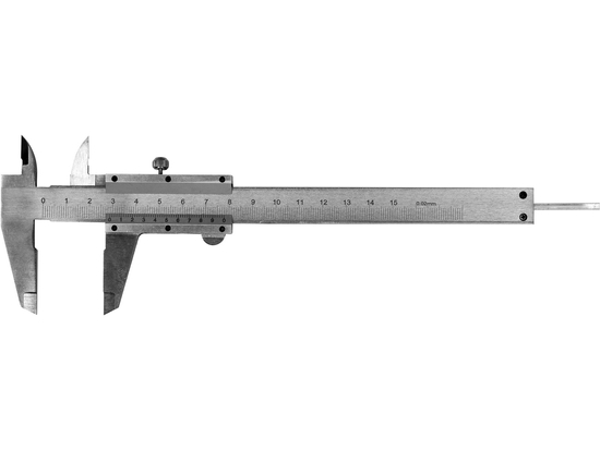 Subler mecanic de atelier 150mm, gradatie 0,02mm, cu tija de adancime [2]