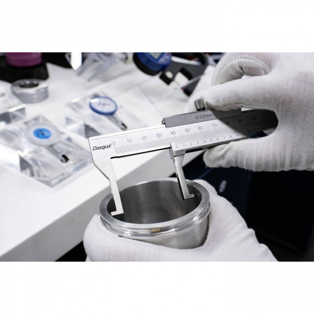 Subler mecanic de interior pentru caneluri 18–150 mm, 0.02 mm, precizie +/-0.04 mm, monobloc [5]