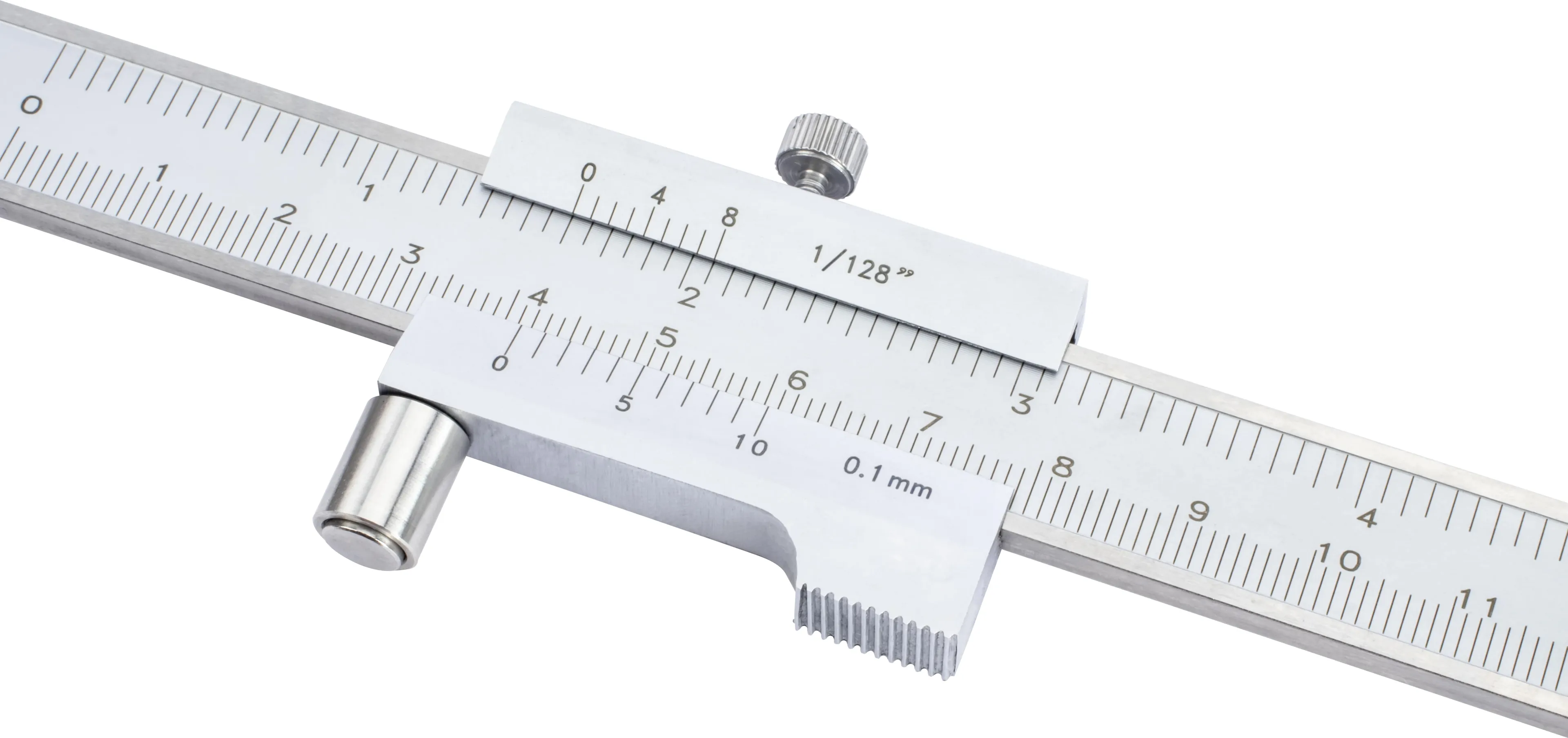 Subler mecanic de trasat Dasqua 200mm, rezolutie 0,1mm, precizie +/−0,1mm, inox [2]