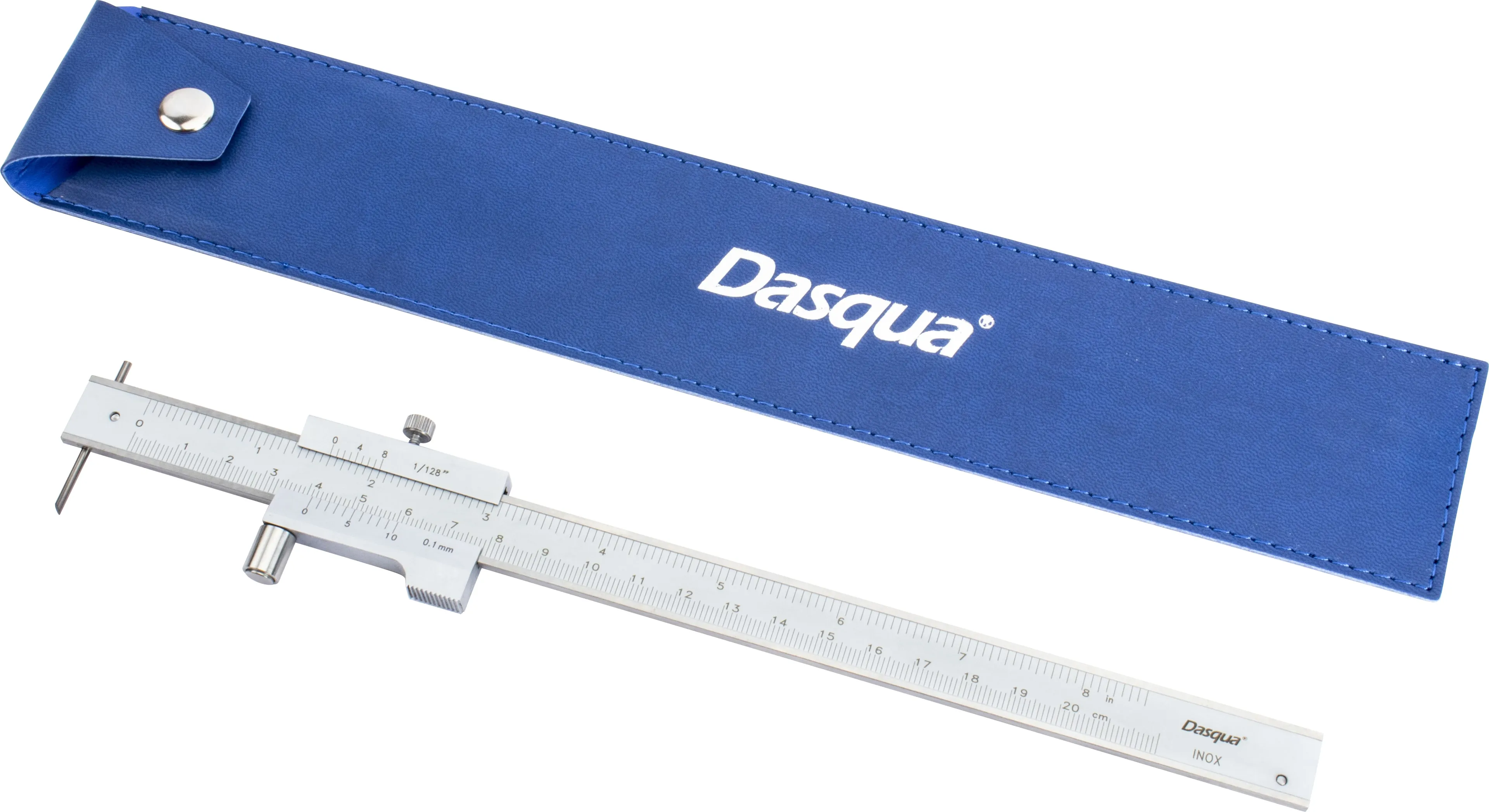 Subler mecanic de trasat Dasqua 200mm, rezolutie 0,1mm, precizie +/−0,1mm, inox [5]