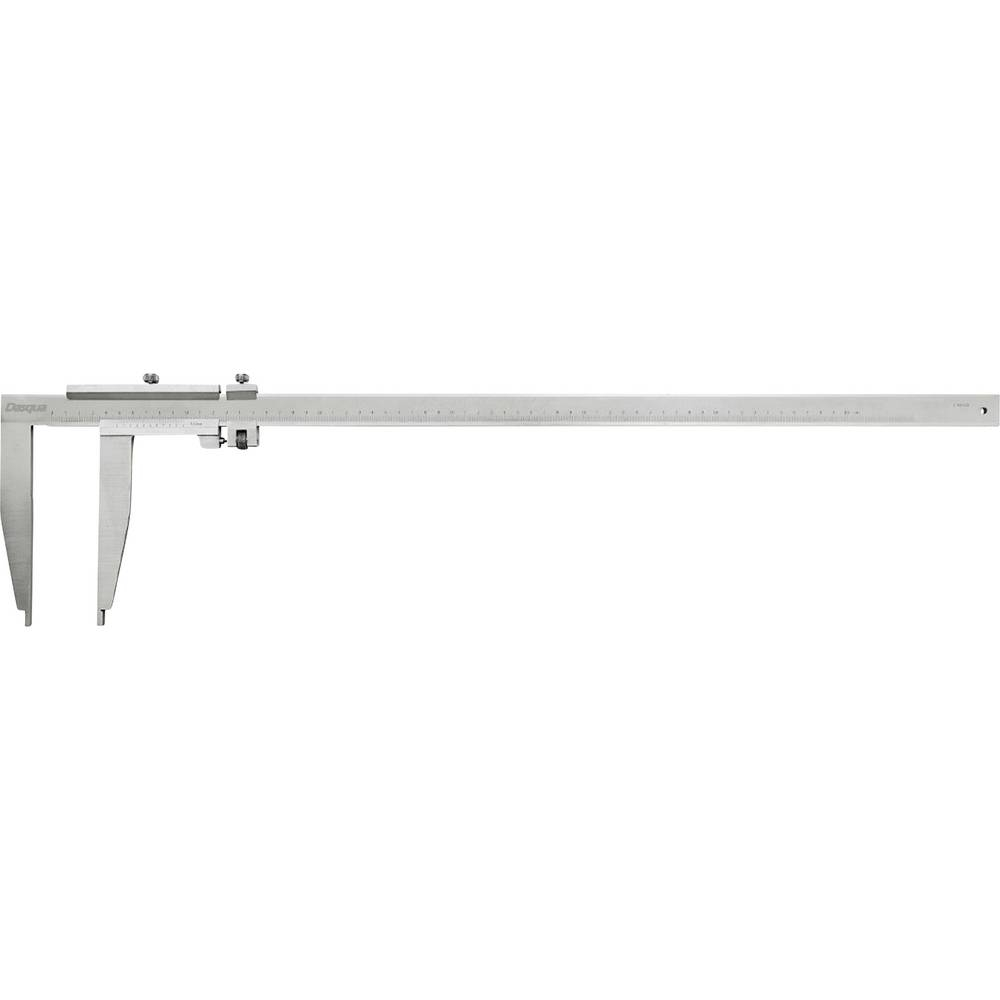 Subler mecanic Dasqua 300mm, rezolutie 0,02mm, falci 90mm, reglaj fin [1]